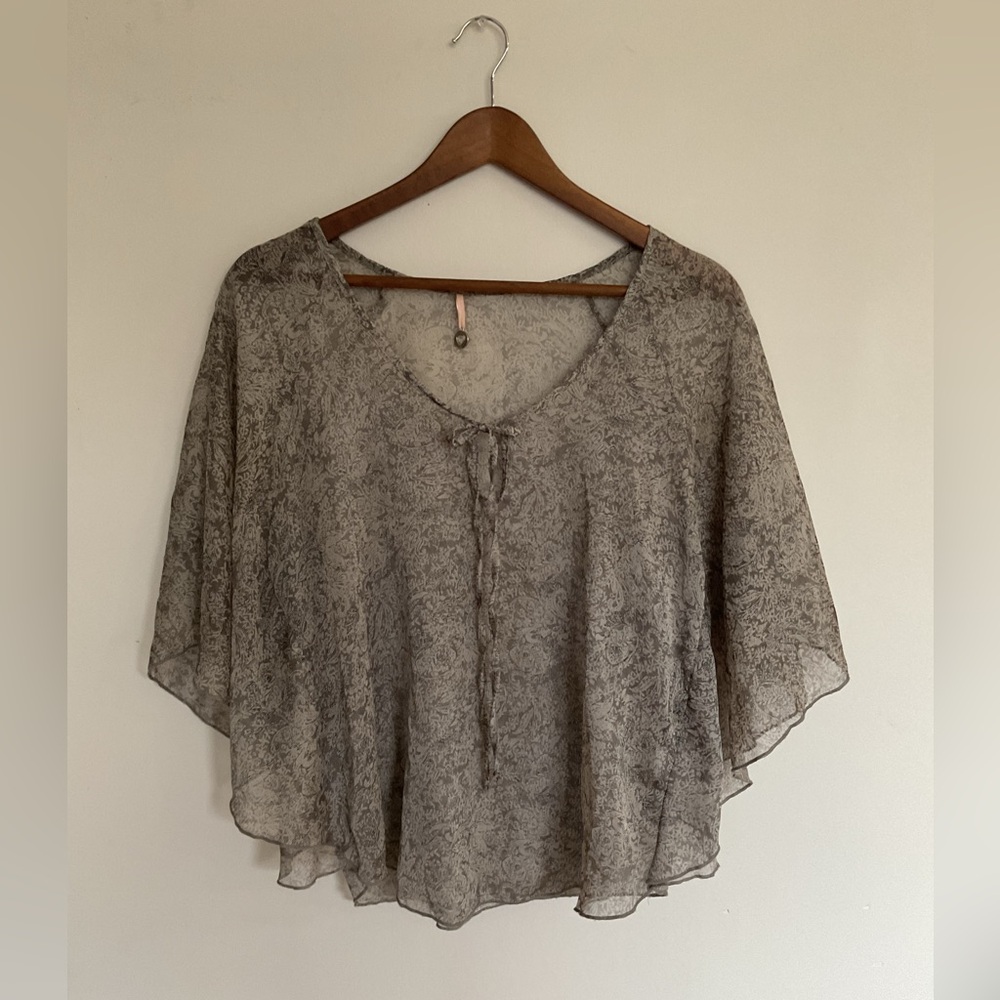 Robin K Gray Relaxed Dolman Sleeve Blouse
